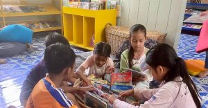 Students in Library